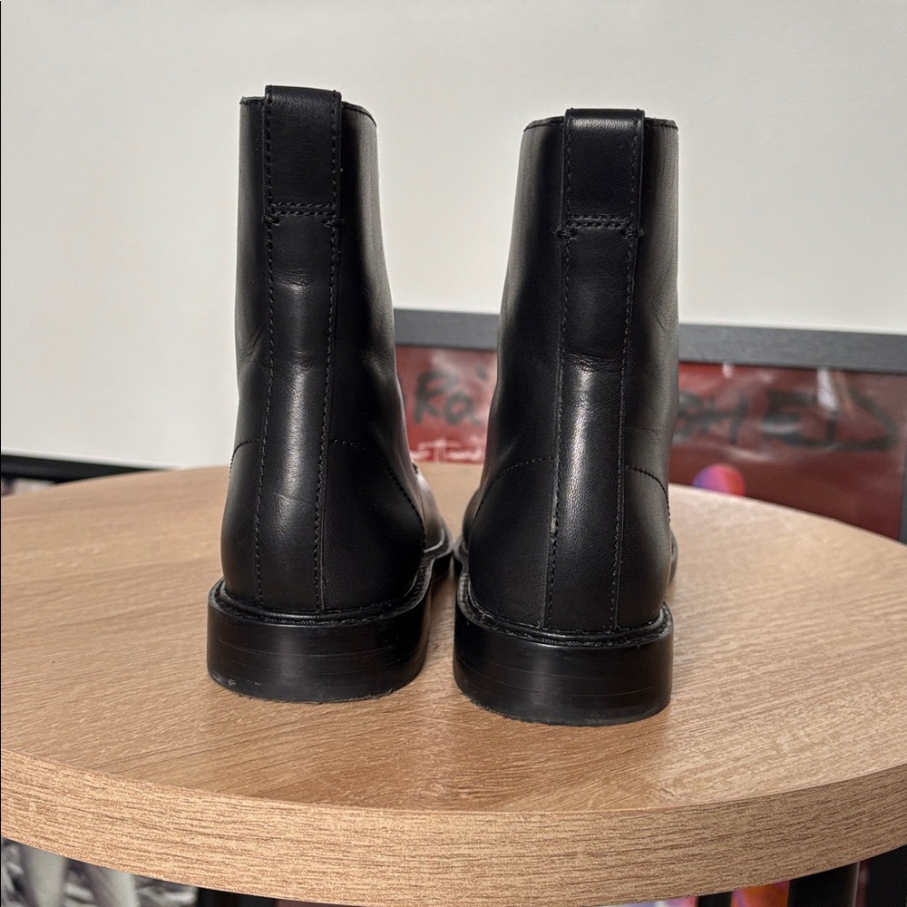 Madewell black leather boots size 6 - Picture 5 of 8